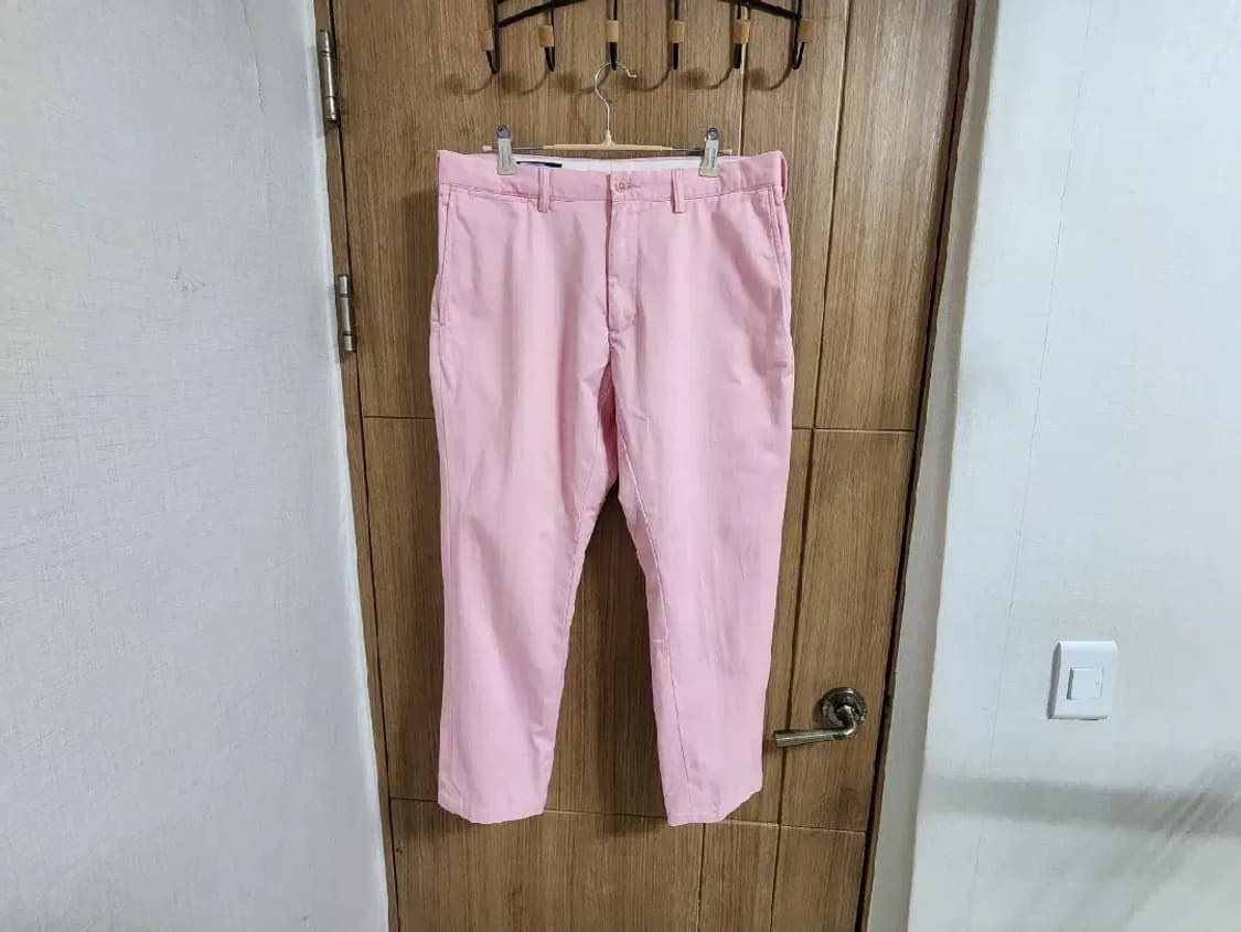 (36)폴로 치노팬츠 핑크 상품이미지1