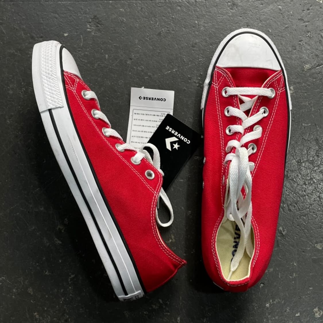 265 컨버스 로우 레드 새상품  상품이미지1