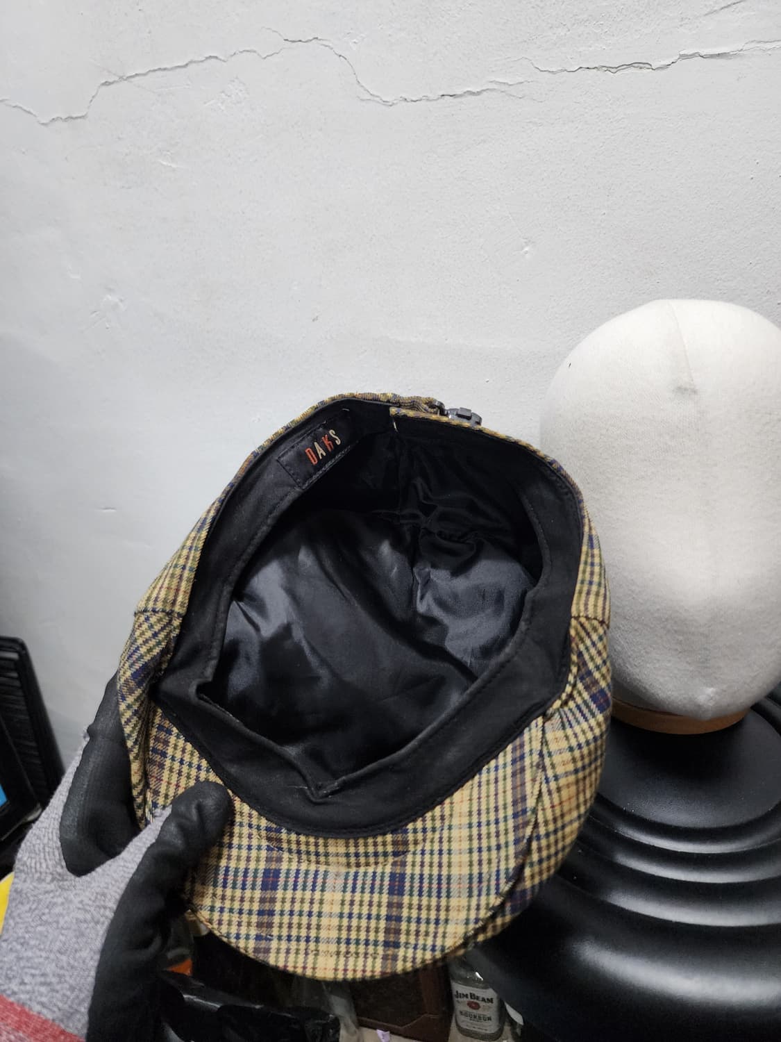 닥스 빈티지 체크무늬 헌팅캡 상품이미지5