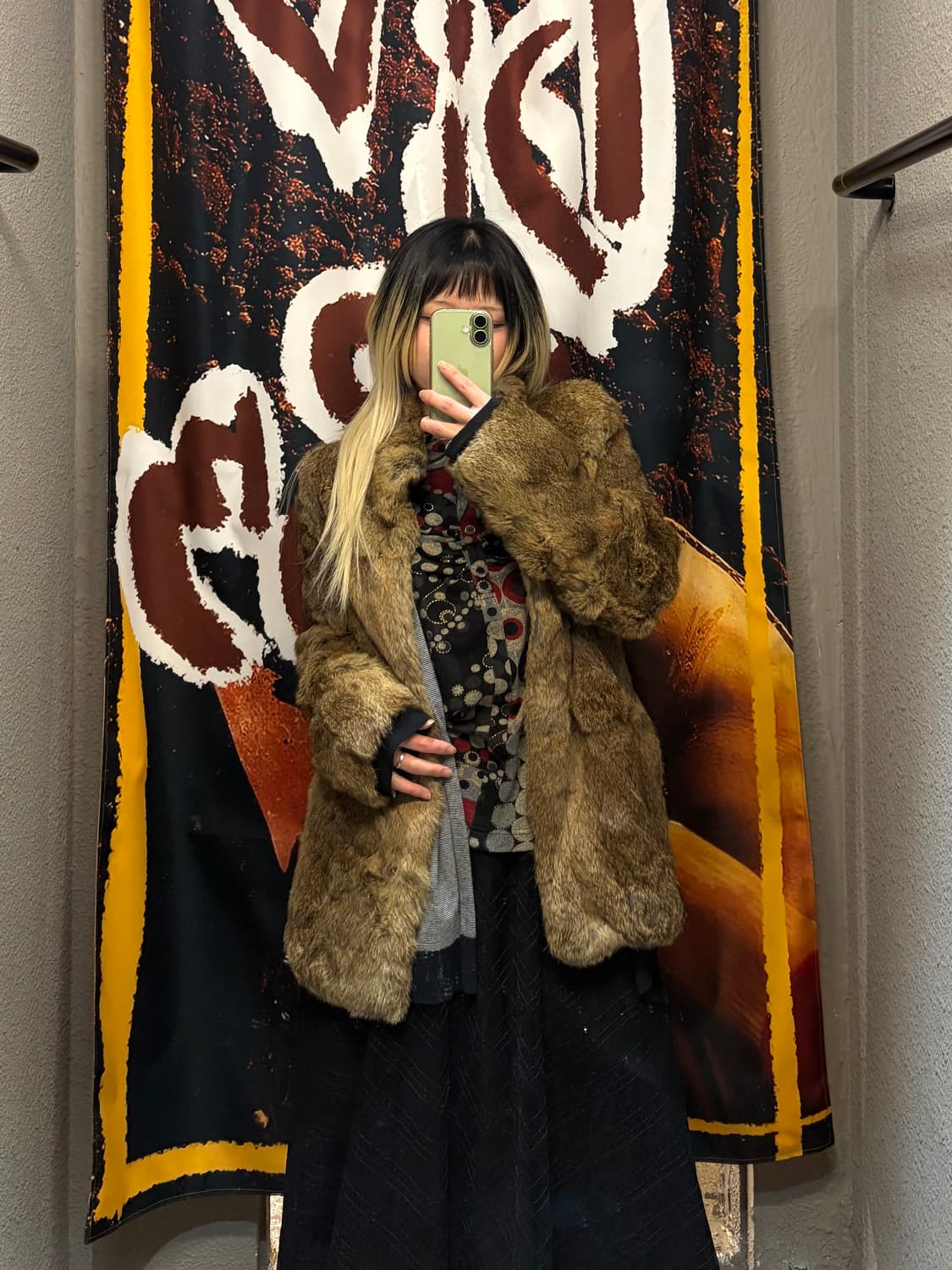 빈티지 래빗 퍼자켓 상품이미지2