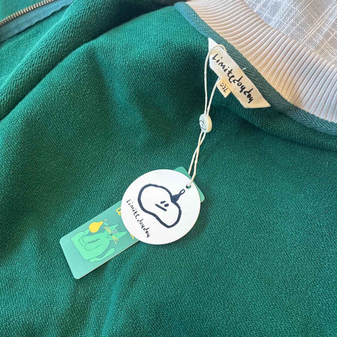 리미떼두두 그린 포인트 셋업(2XL)       상품이미지7