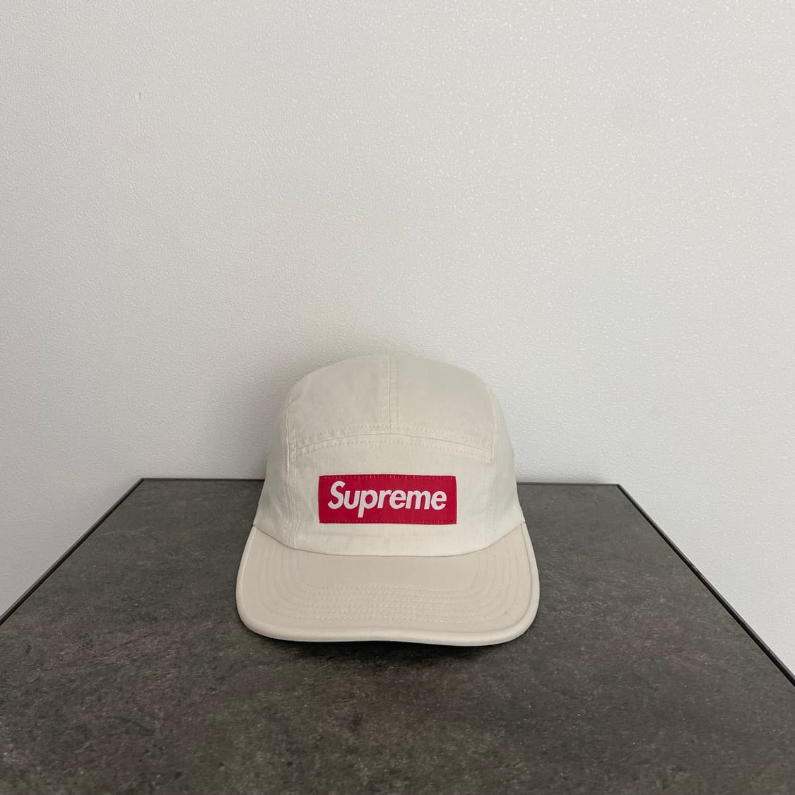 (OS) 슈프림 박스로고 캠프캡 모자 내츄럴 상품이미지1