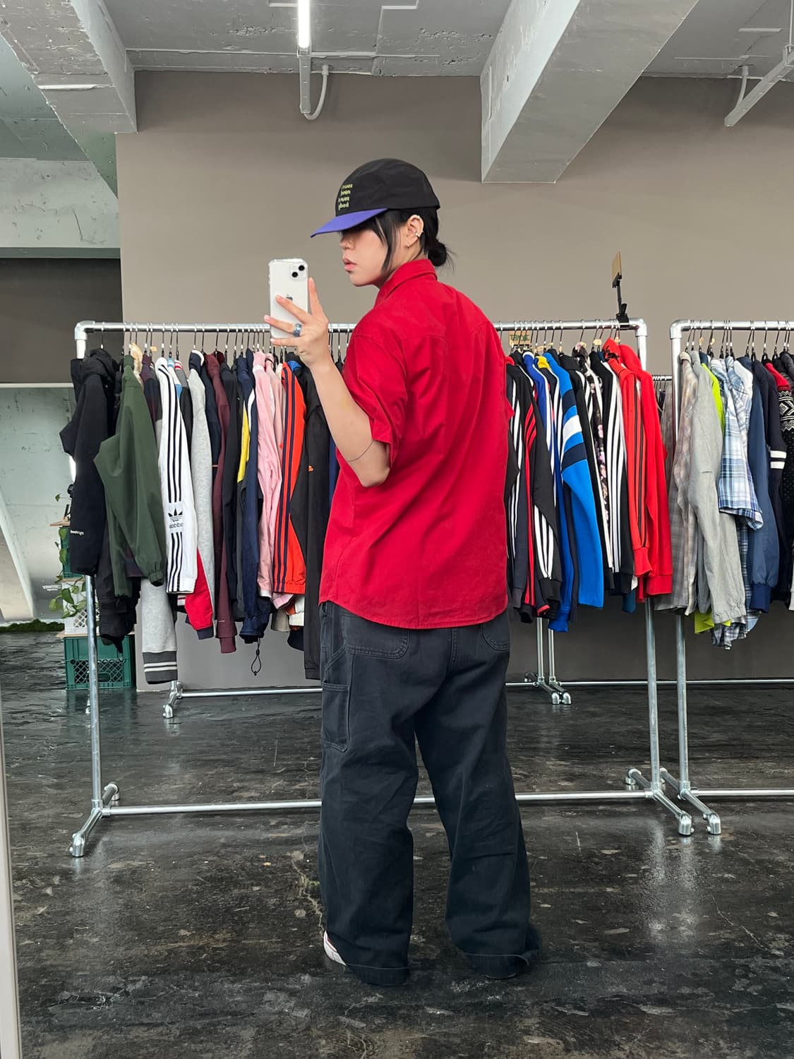 랭글러 웨스턴 반팔 셔츠  상품이미지4