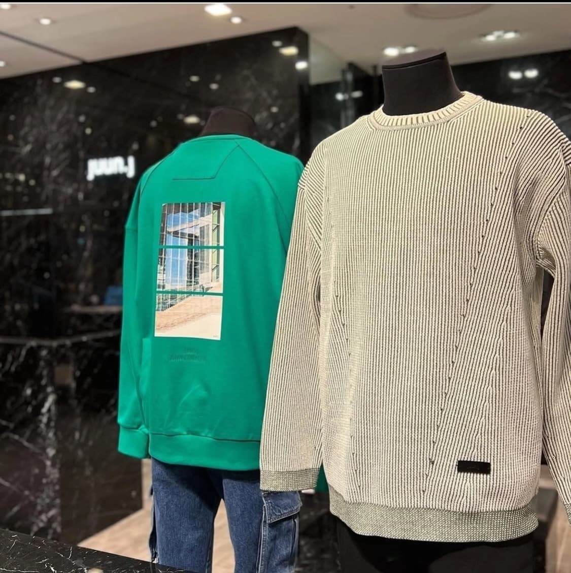 준지 애플그린 엠브로이더리 맨투맨 상품이미지5