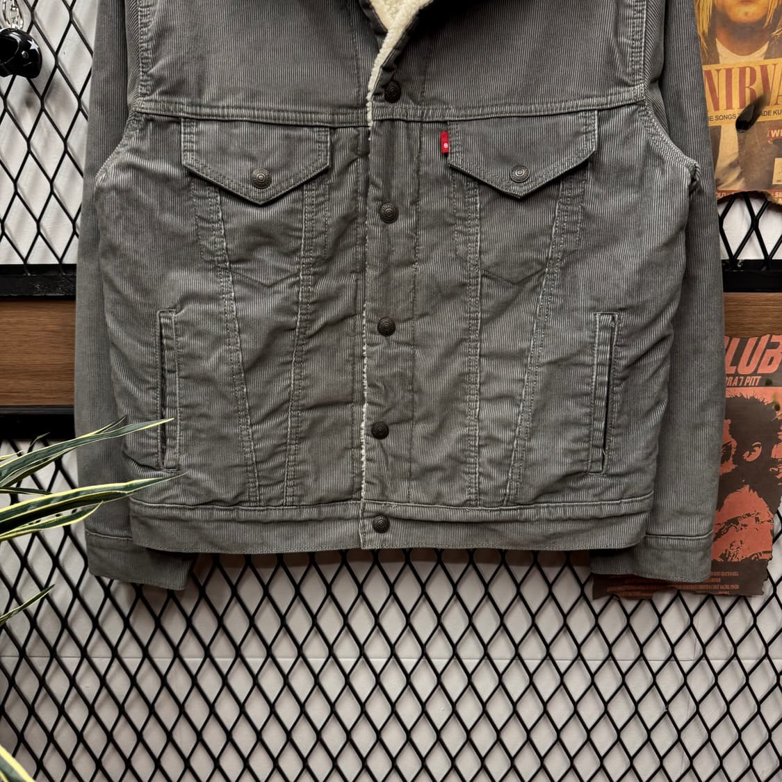 리바이스 타입 3 쉐르파 코듀로이 트러커 자켓 그레이 상품이미지4