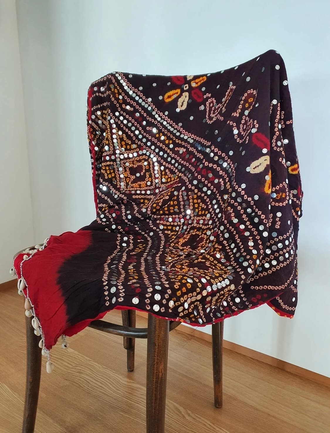 인도 스팽글 양면 커버 상품이미지2