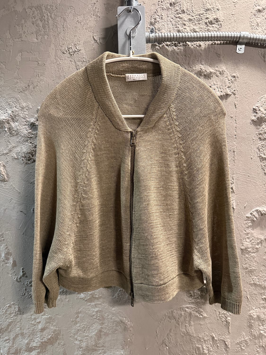 BRUNELLO CUCINELLI Cotton Zip Knit (S) 상품이미지1