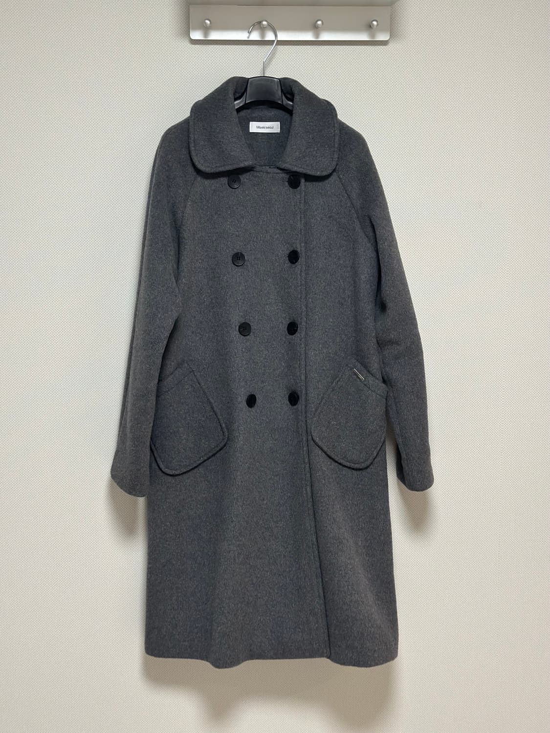 미세키서울 더블 버튼 롱코트 상품이미지2