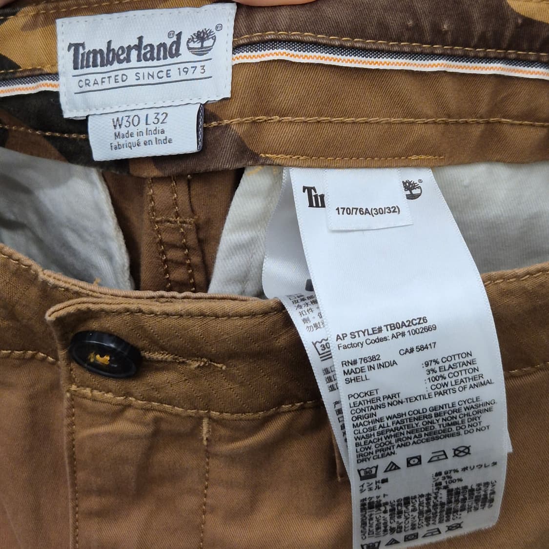 팀버랜드 아웃도어 코어 카고 팬츠 30 상품이미지4