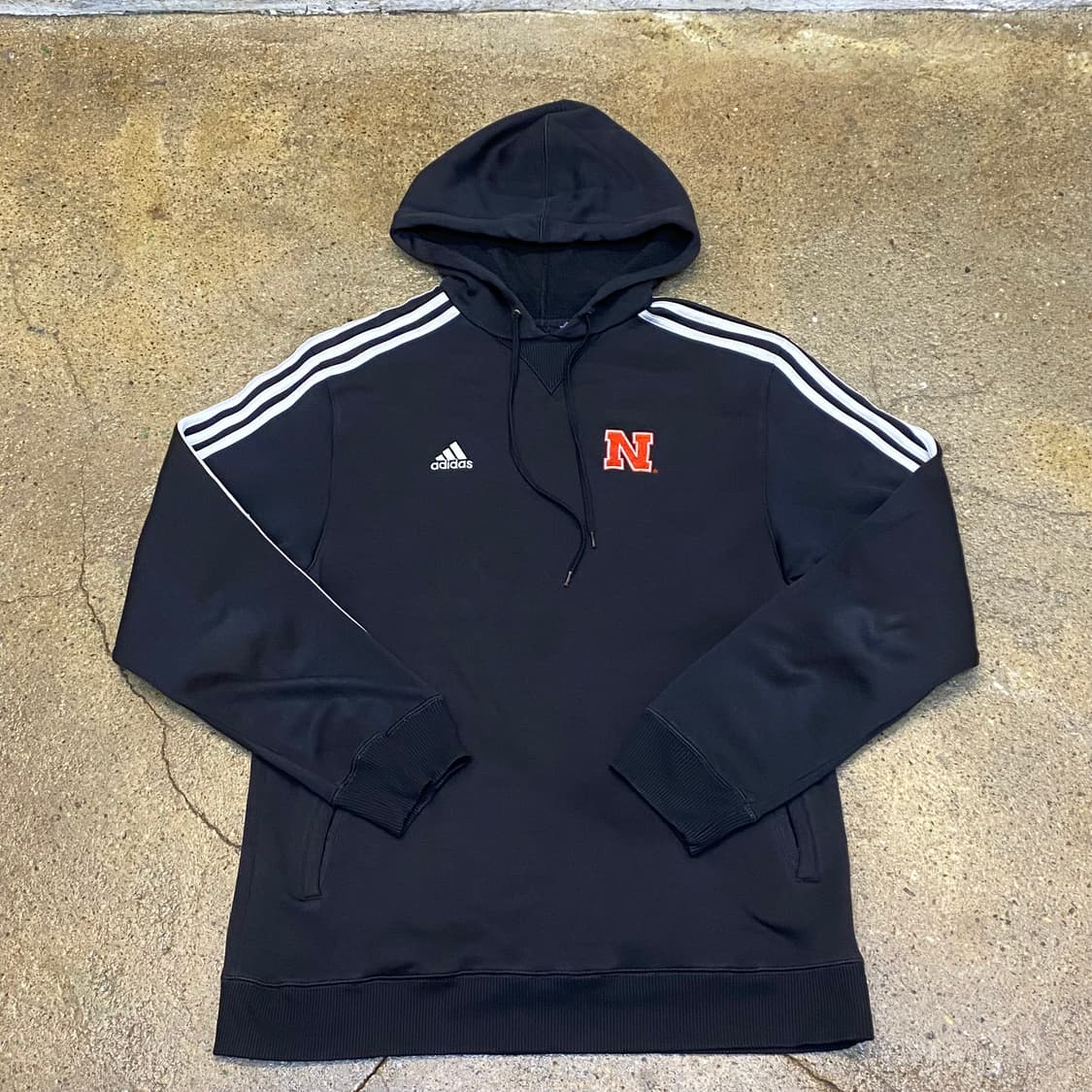 USA 빈티지 검정 아디다스 후드 상품이미지1