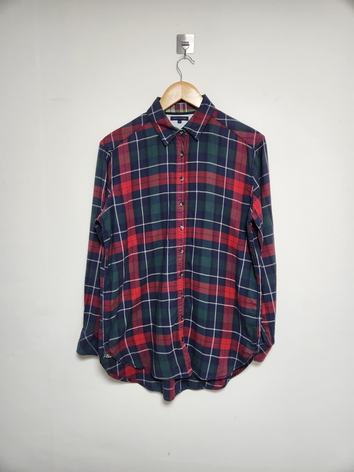 타미힐피거Tommy 체크 셔츠 L - S114 상품이미지1