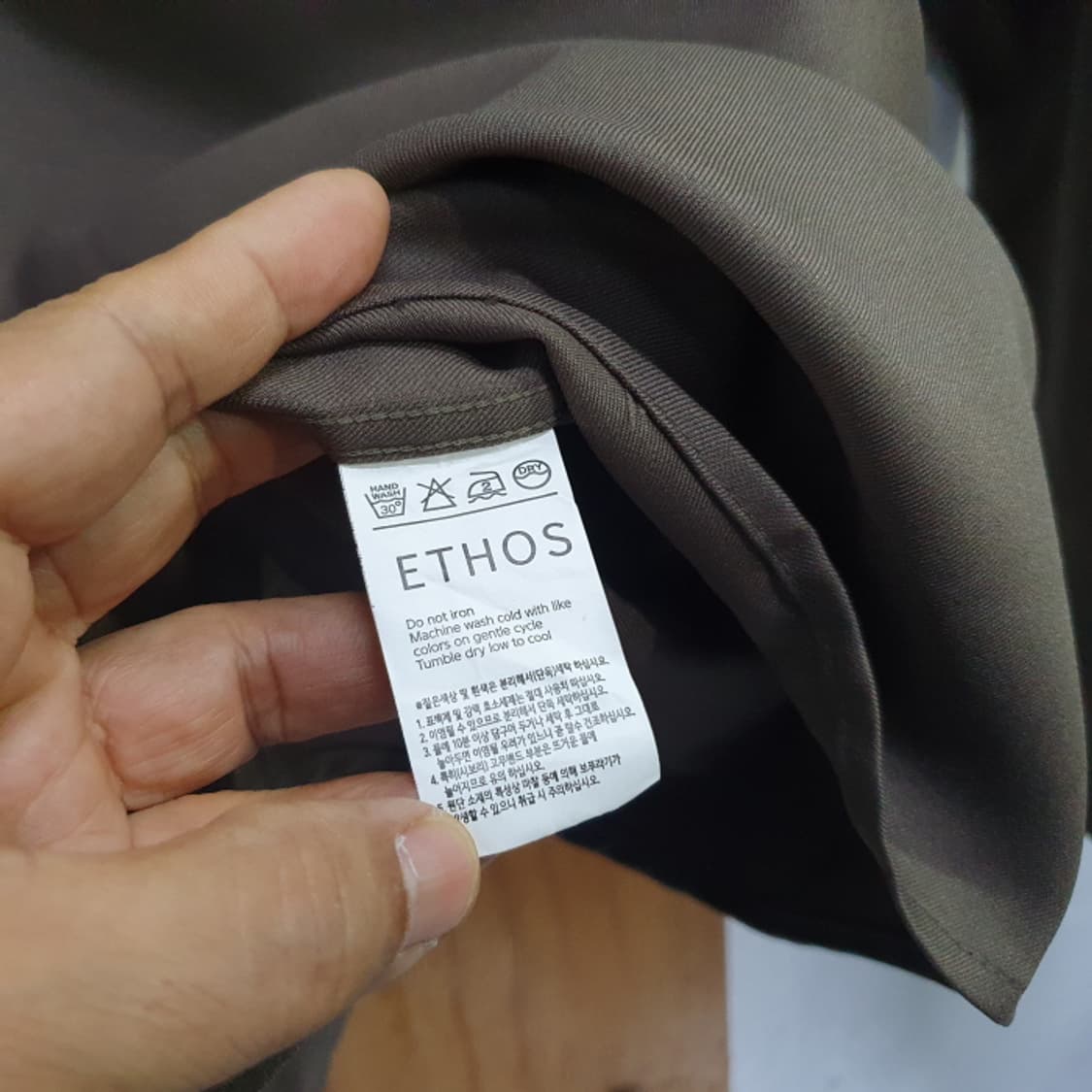 ETHOS 에토스 셔츠형 긴팔티(110) 상품이미지4