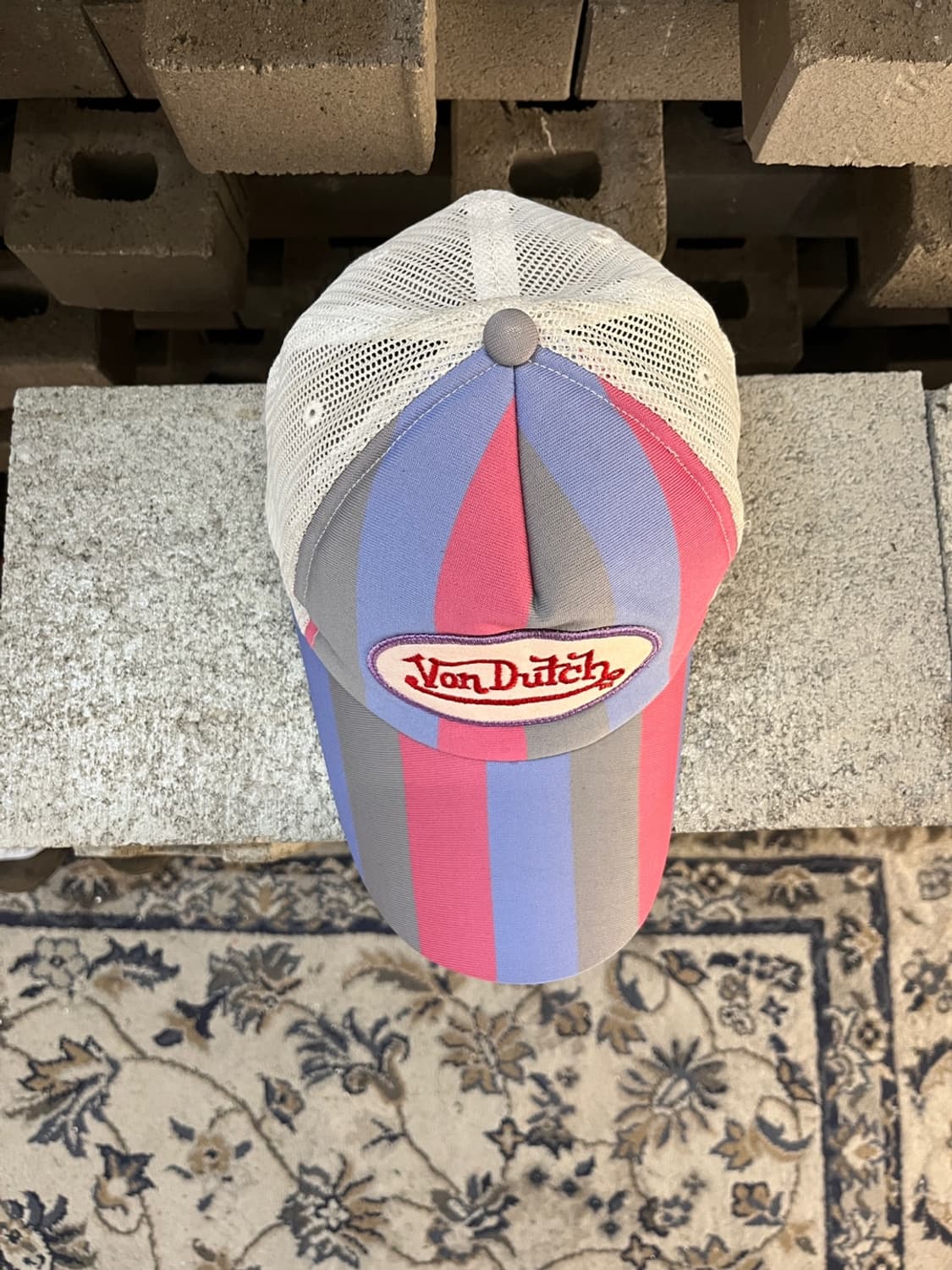 본 더치 파스텔 스트라이프 로고 캡 상품이미지3