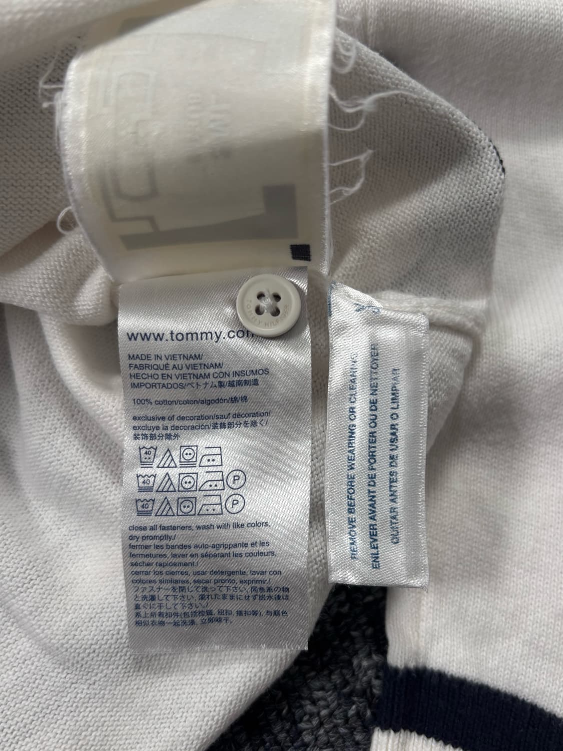 타미힐피거 화이트 가디건 상품이미지7