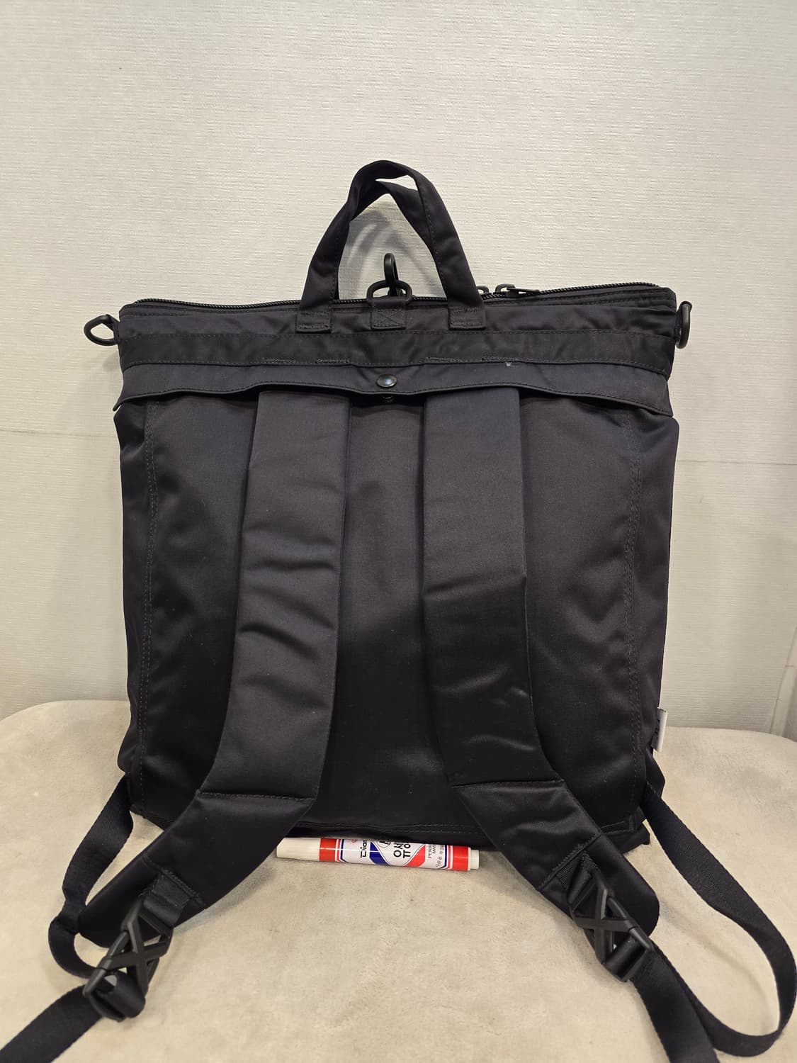 에프씨이 F/CE 사틴 3WAY 헬멧백 블랙 백팩 토트백 상품이미지5