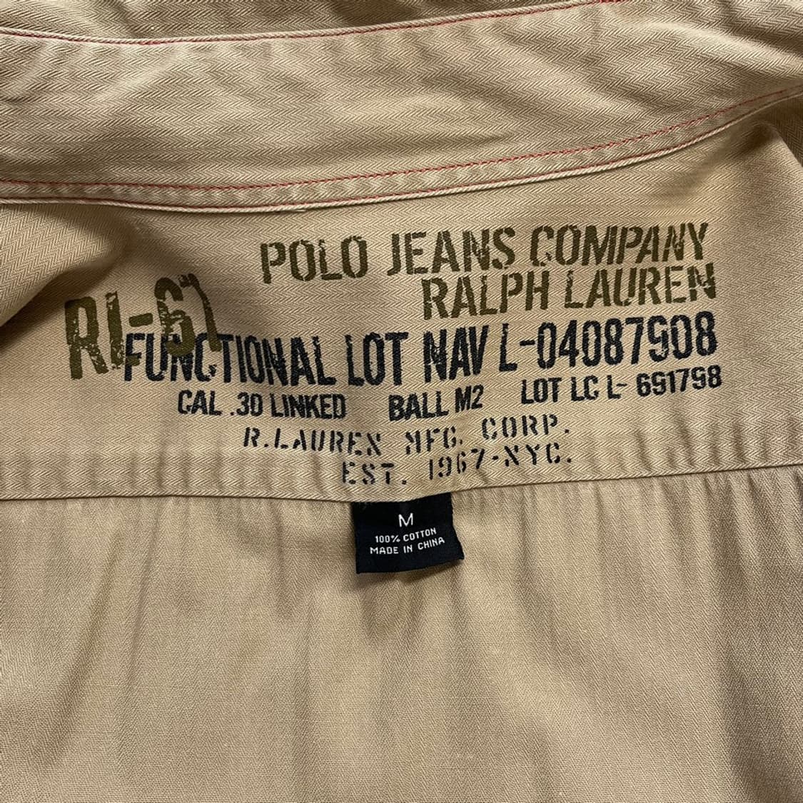 폴로 진스 컴퍼니 밀리터리 셔츠/#3589 상품이미지6