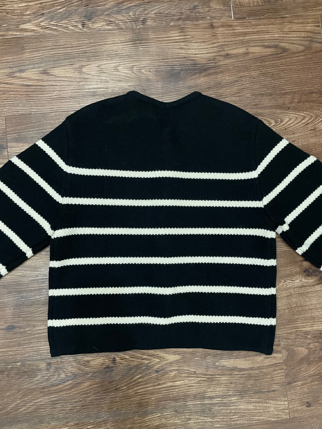 보카바카 세일러 스트라이프 니트 자켓 블랙 상품이미지9