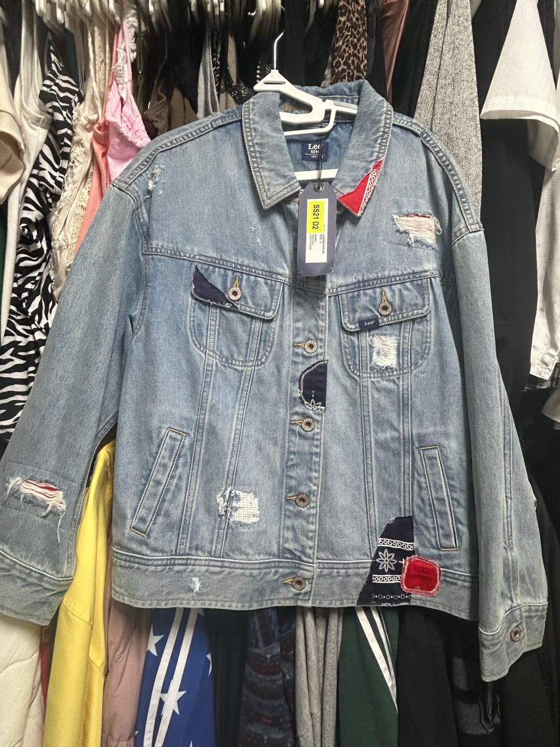 리 데님 청자켓 상품이미지1