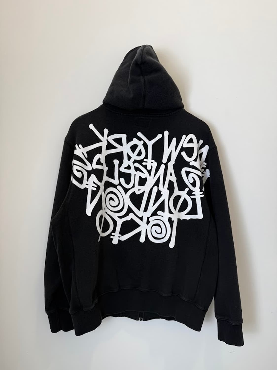 스투시 00s 후드집업 블랙 상품이미지7