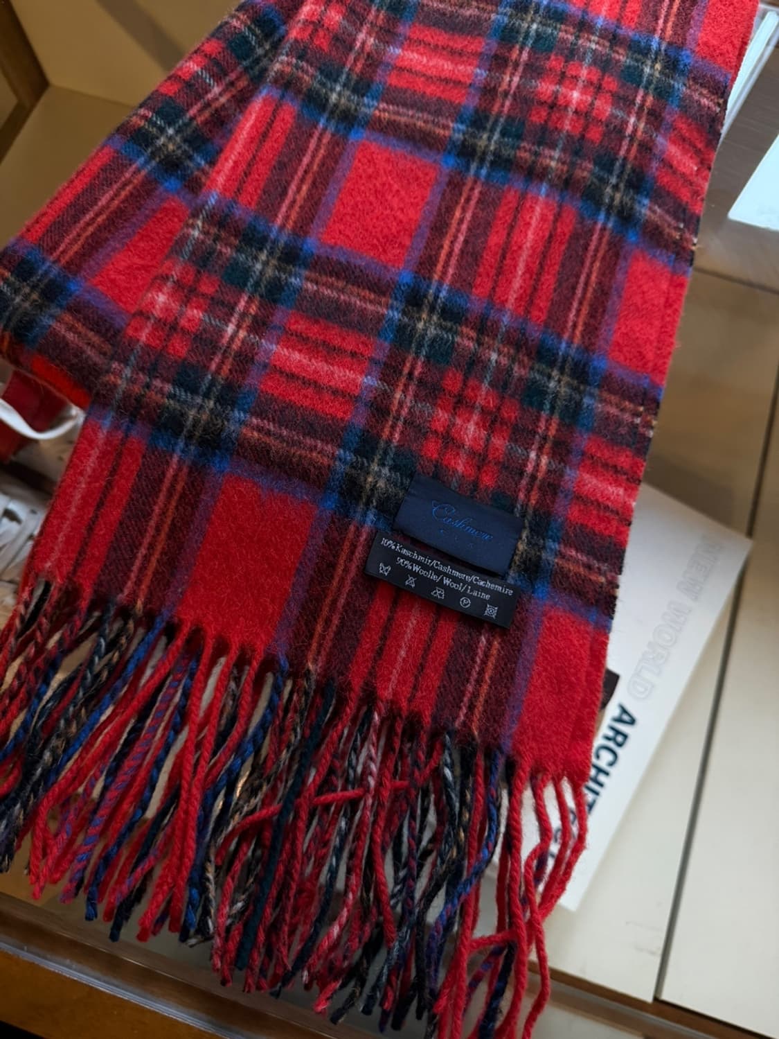 이탈리아 캐시미어 머플러  상품이미지4