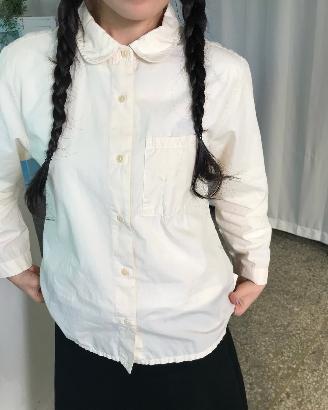 MHL 마가렛 호웰 아이보리 셔츠 상품이미지4