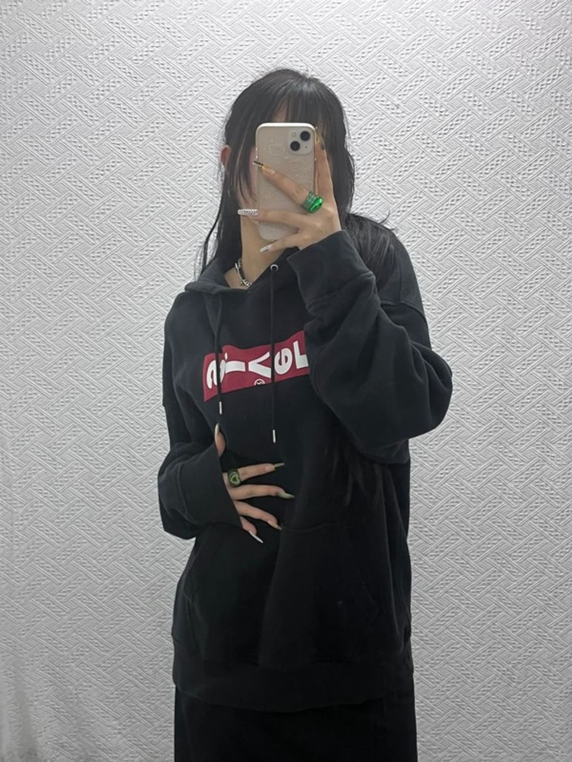 리바이스 캐주얼 레트로 빅로고 약기모 후드티 L C08096 상품이미지1