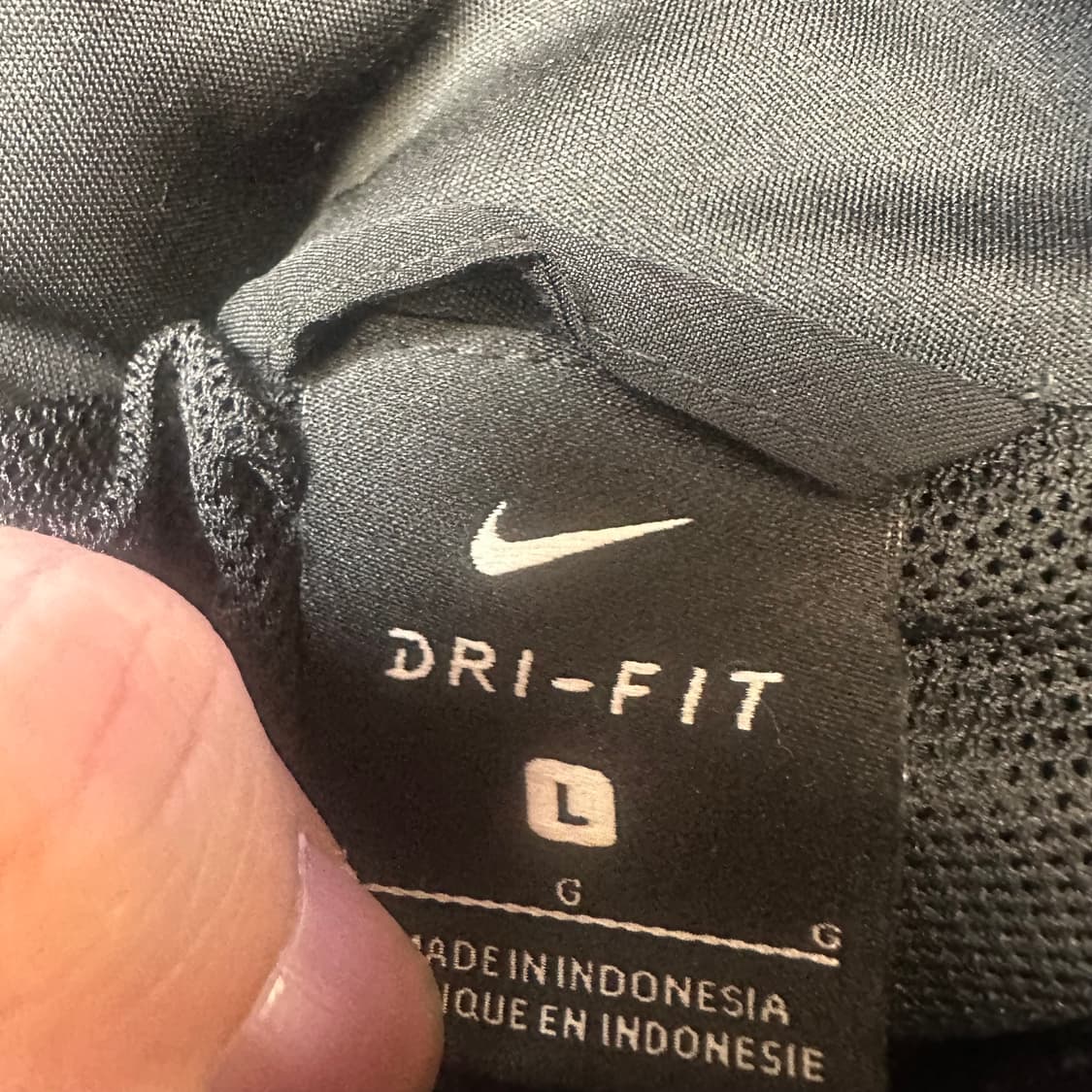 나이키 드라이핏 화이트 사이드라인 블랙트랙탑져지 105 상품이미지3