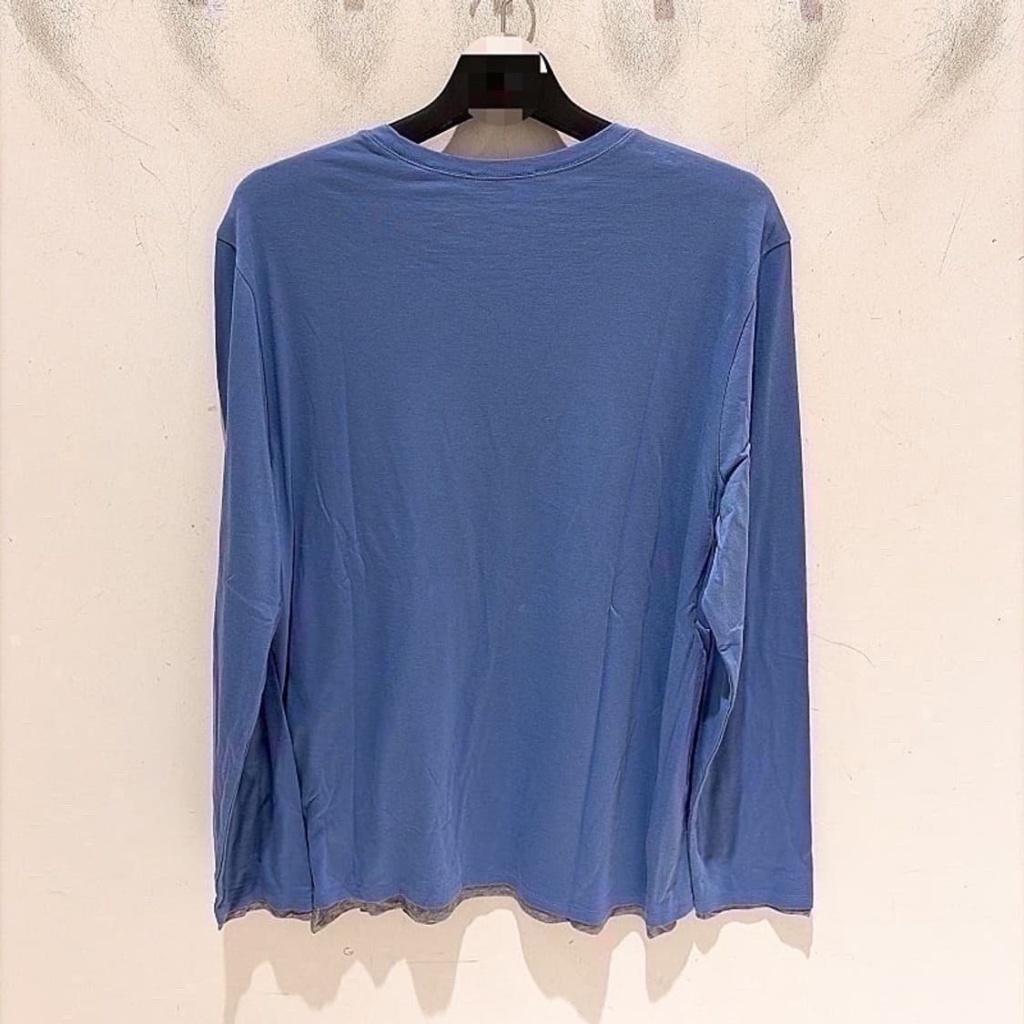 (정품/새상품) 빈스 남성 블루 레이어드 롱슬리브 상품이미지4