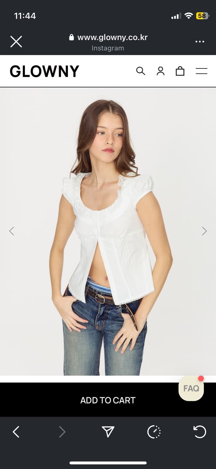SUGAR PUFF BLOUSE (WHITE) 상품이미지1