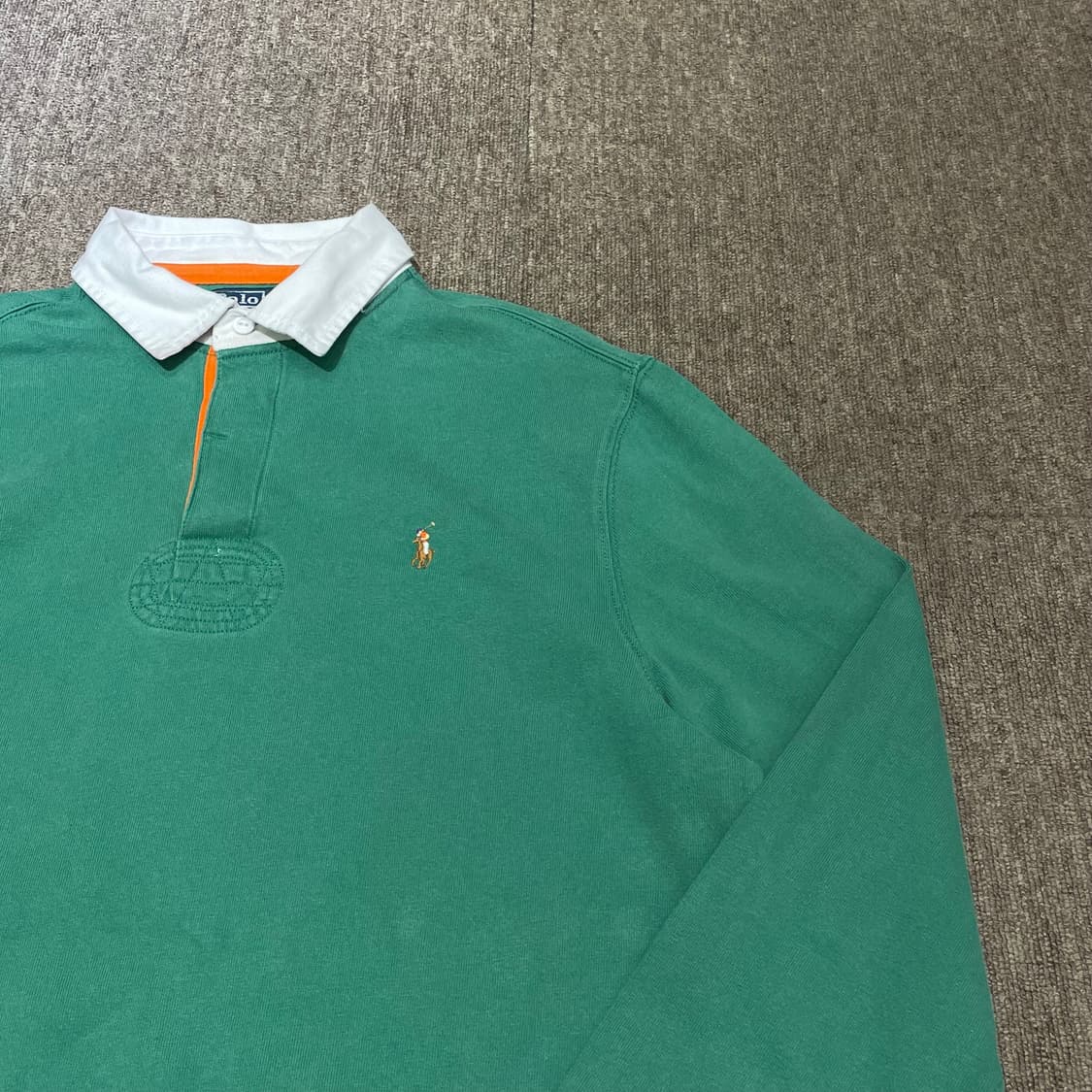 (L) POLO 폴로 랄프로렌 카라 럭비티 커스텀핏 상품이미지4