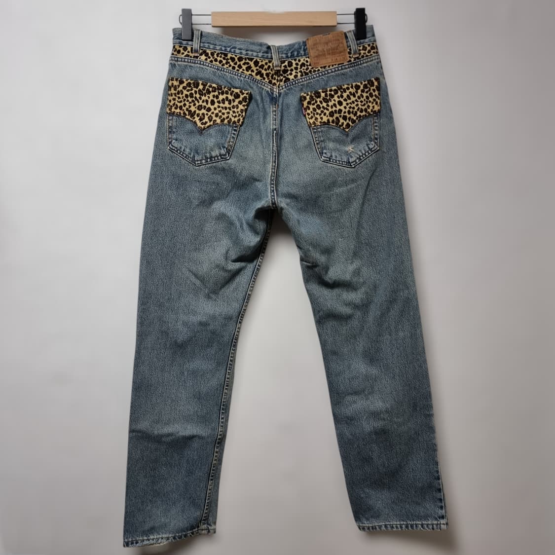 90's 리바이스 505 레오파드 청바지 34 상품이미지2