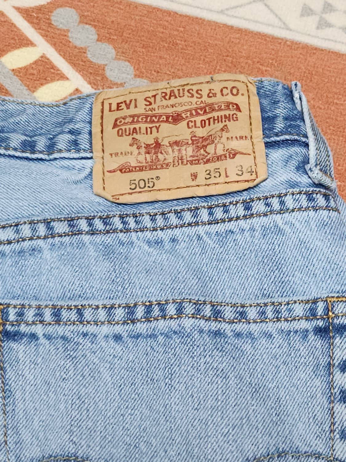 리바이스 505 데님팬츠  상품이미지6