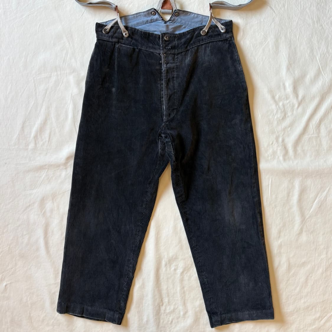 [35] 30~40s 프랑스 Le Favori 헤비 코듀로이 워크 팬츠 상품이미지1