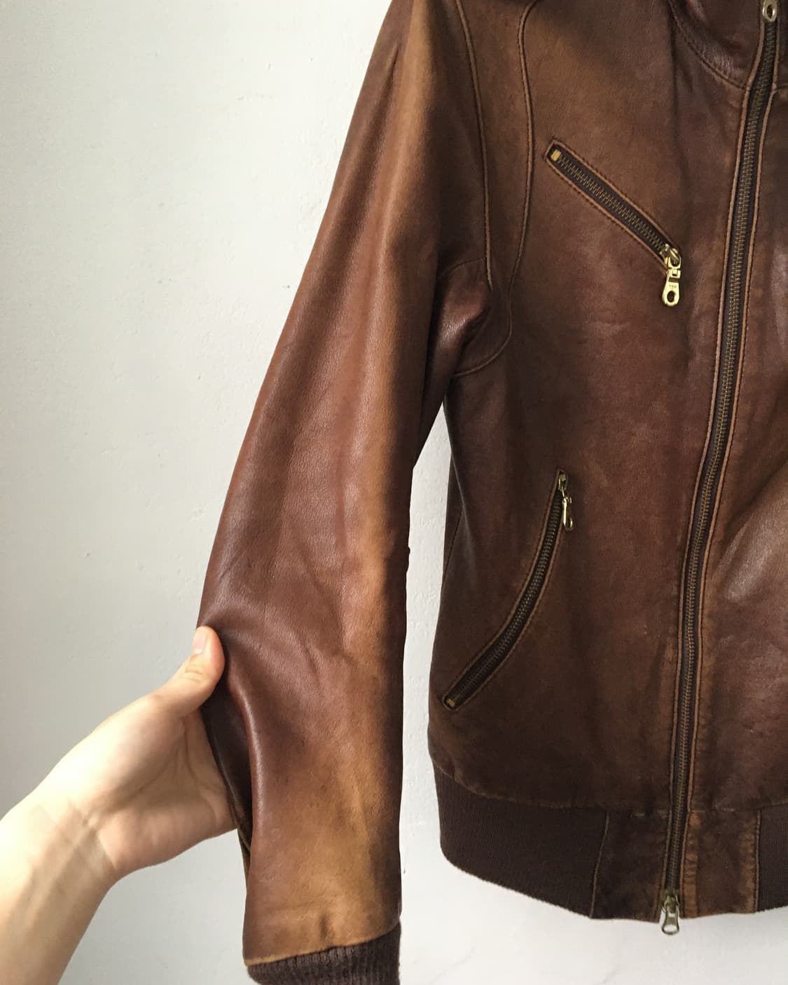 Lamb leather jacket 상품이미지5