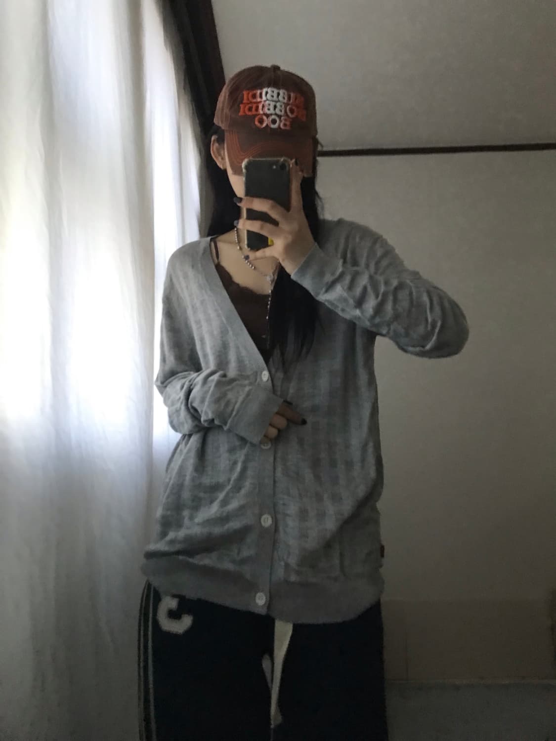 리바이스 그레이 루즈핏 가디건 상품이미지1