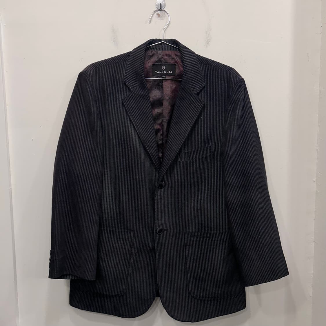 발렌시아 코듀로이 투버튼 클래식 블레이져 상품이미지2