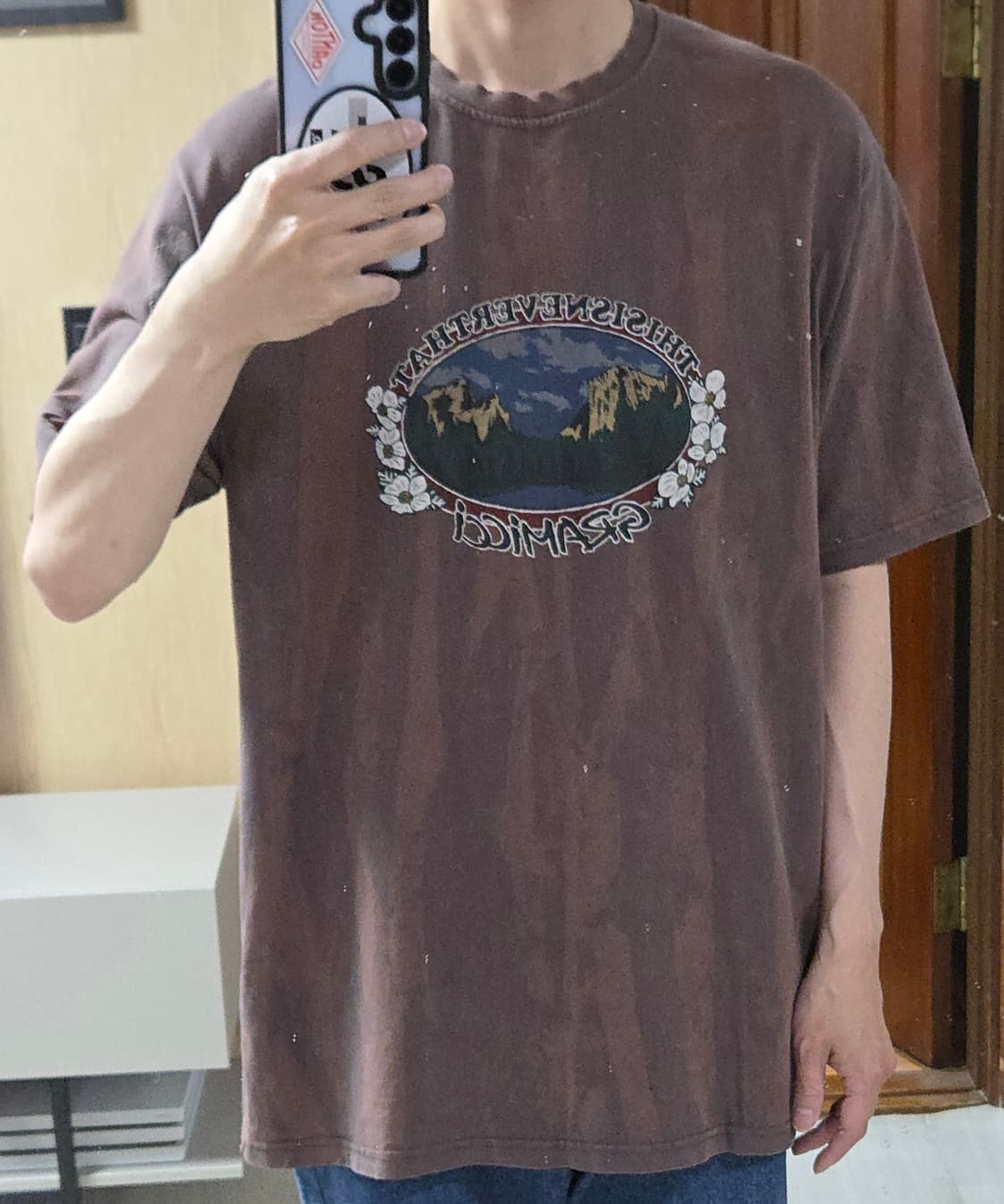 (착샷) 그라미치 x 디스이즈네버댓 타이다이 반팔 티셔츠 상품이미지10