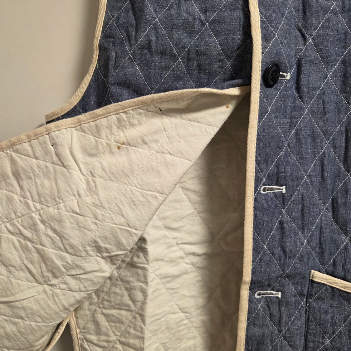 Dolly Varden 재팬 퀄팅 베스트 자켓 조끼 L(100) 상품이미지7