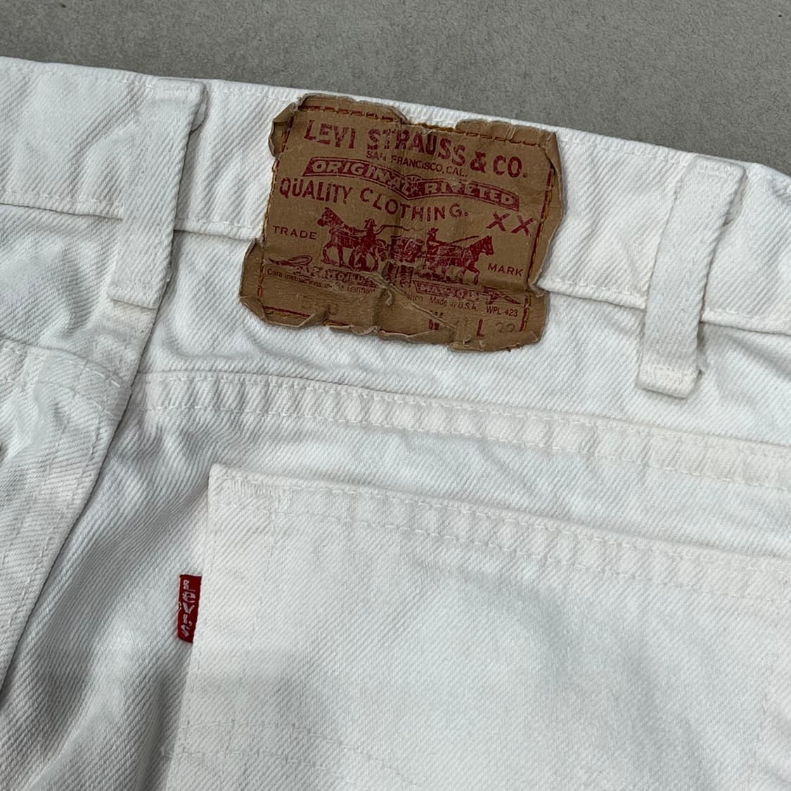 usa 리바이스 550 화이트 데님 s09037 상품이미지5