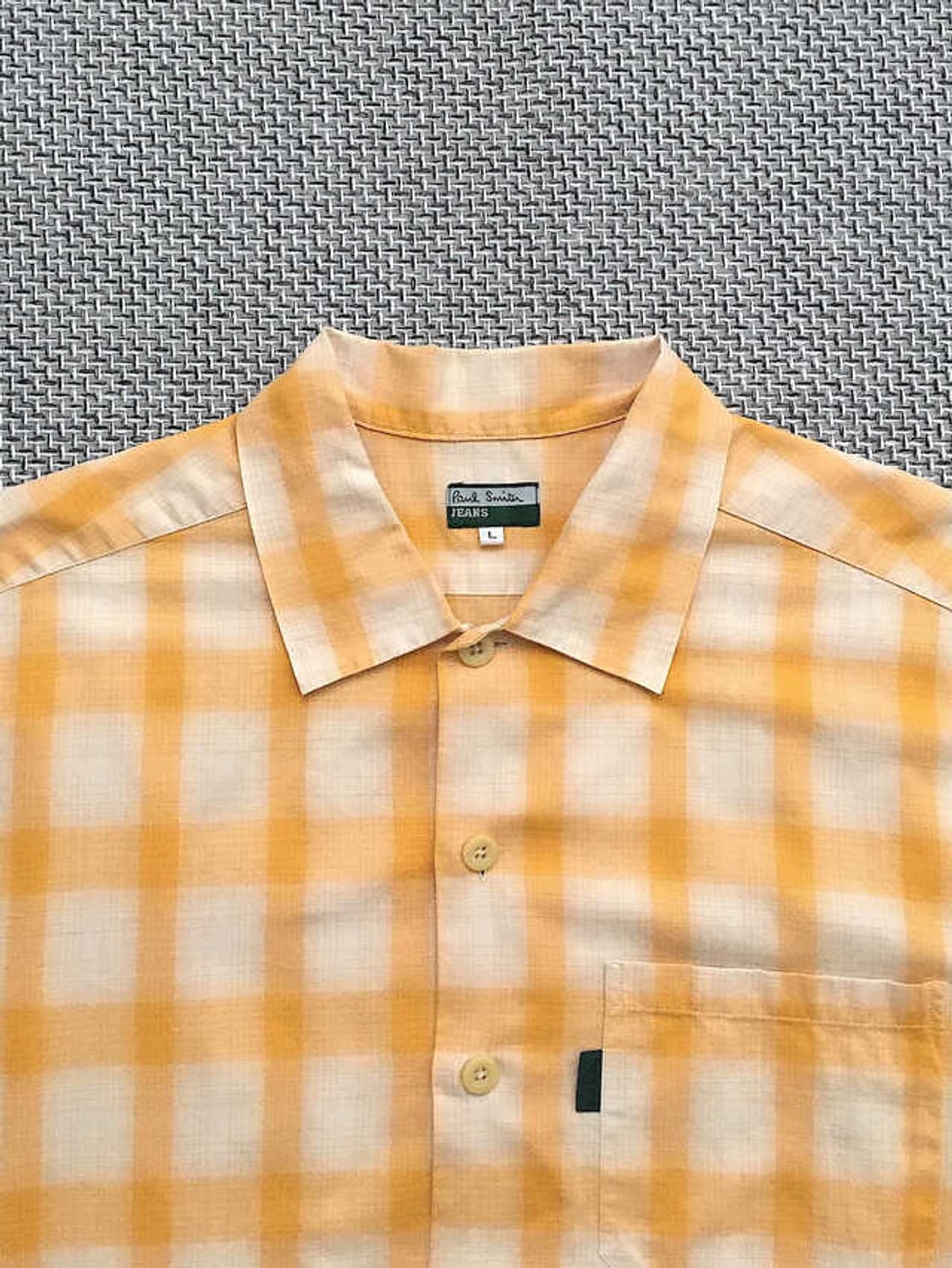 Check plaid 1/2 pocket shirts 상품이미지1