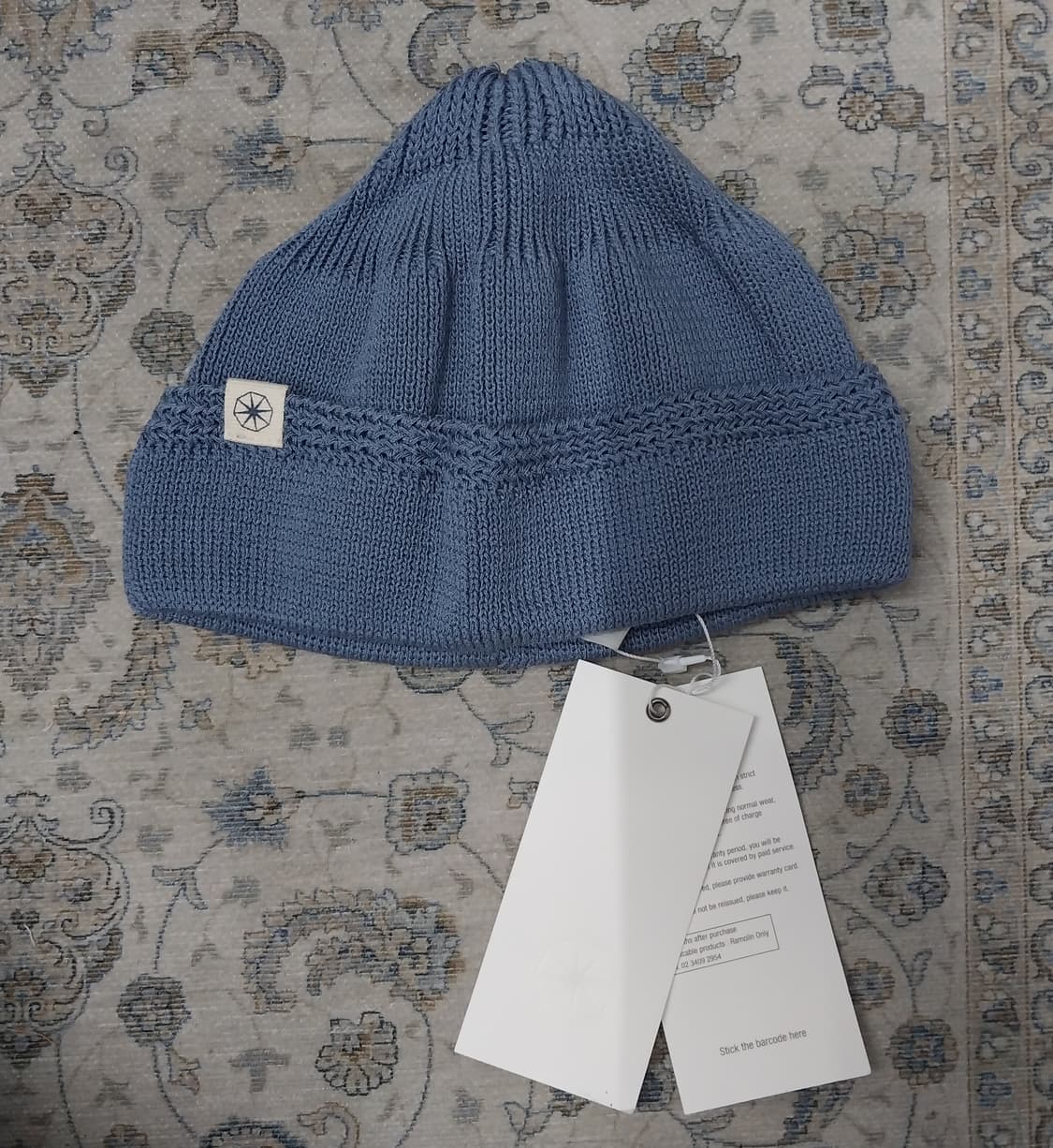 (새상품) 라모랭 소라색 숏비니 1사이즈 상품이미지1