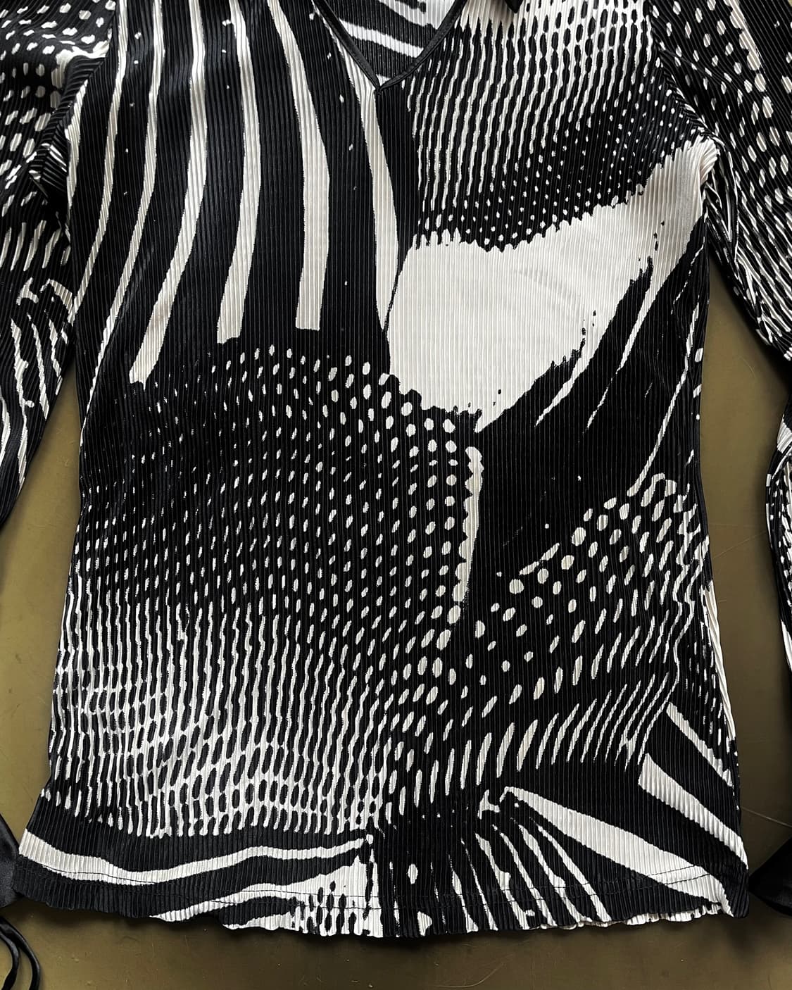 Jpn Vintage Psychedelic Pleats Top 상품이미지5