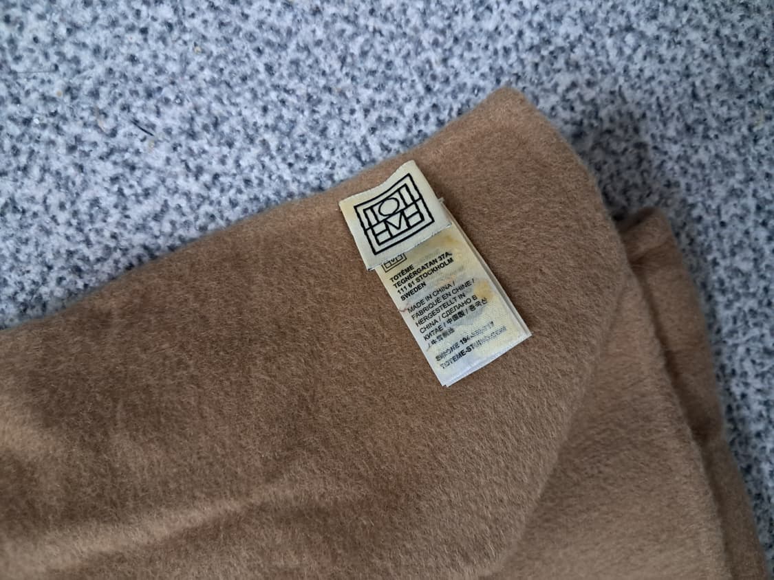 토템 여성 캐시미어 머플러 카멜  상품이미지3