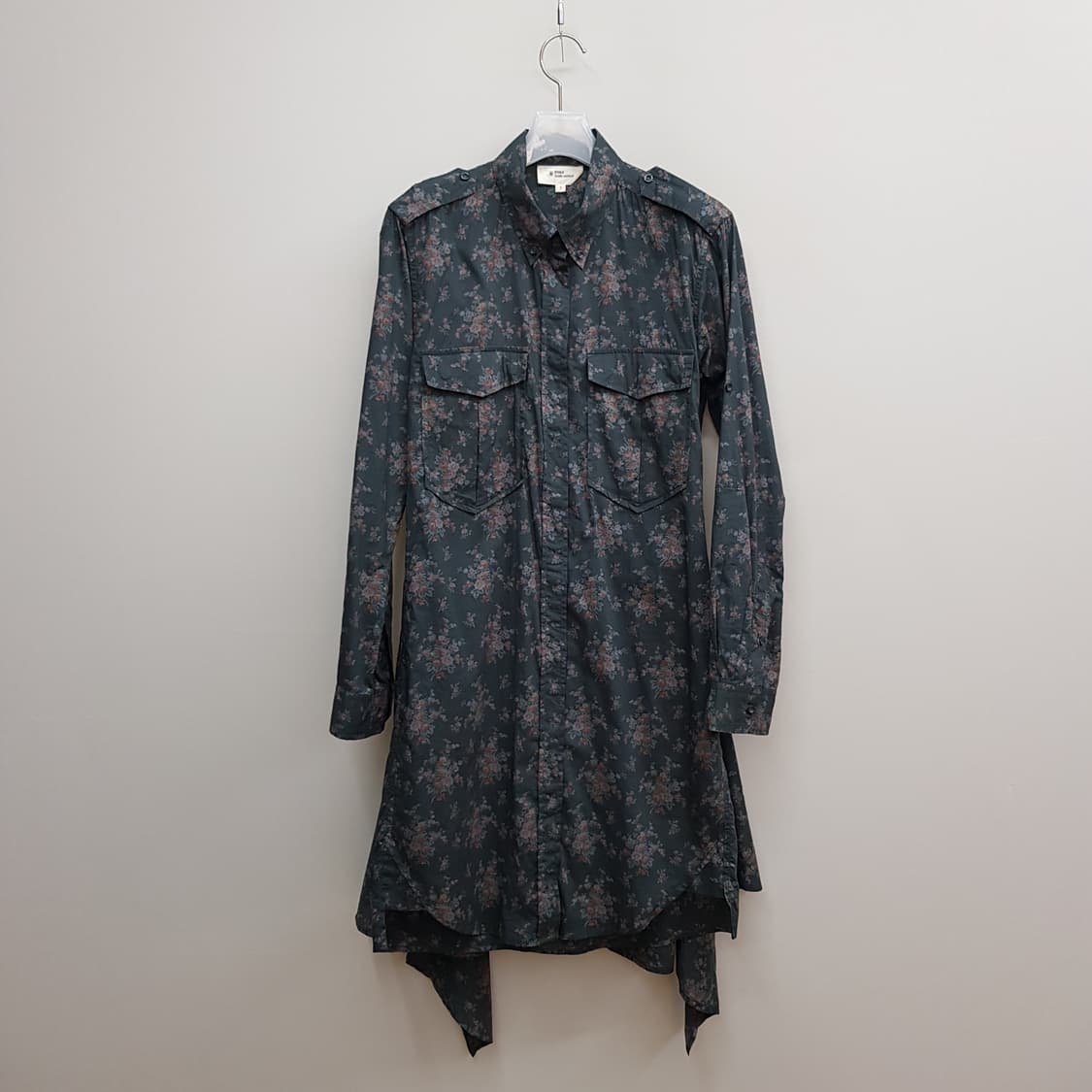 이자벨마랑 에뚜왈 플로럴 프린트 코튼 셔츠 원피스 1사이즈 상품이미지1