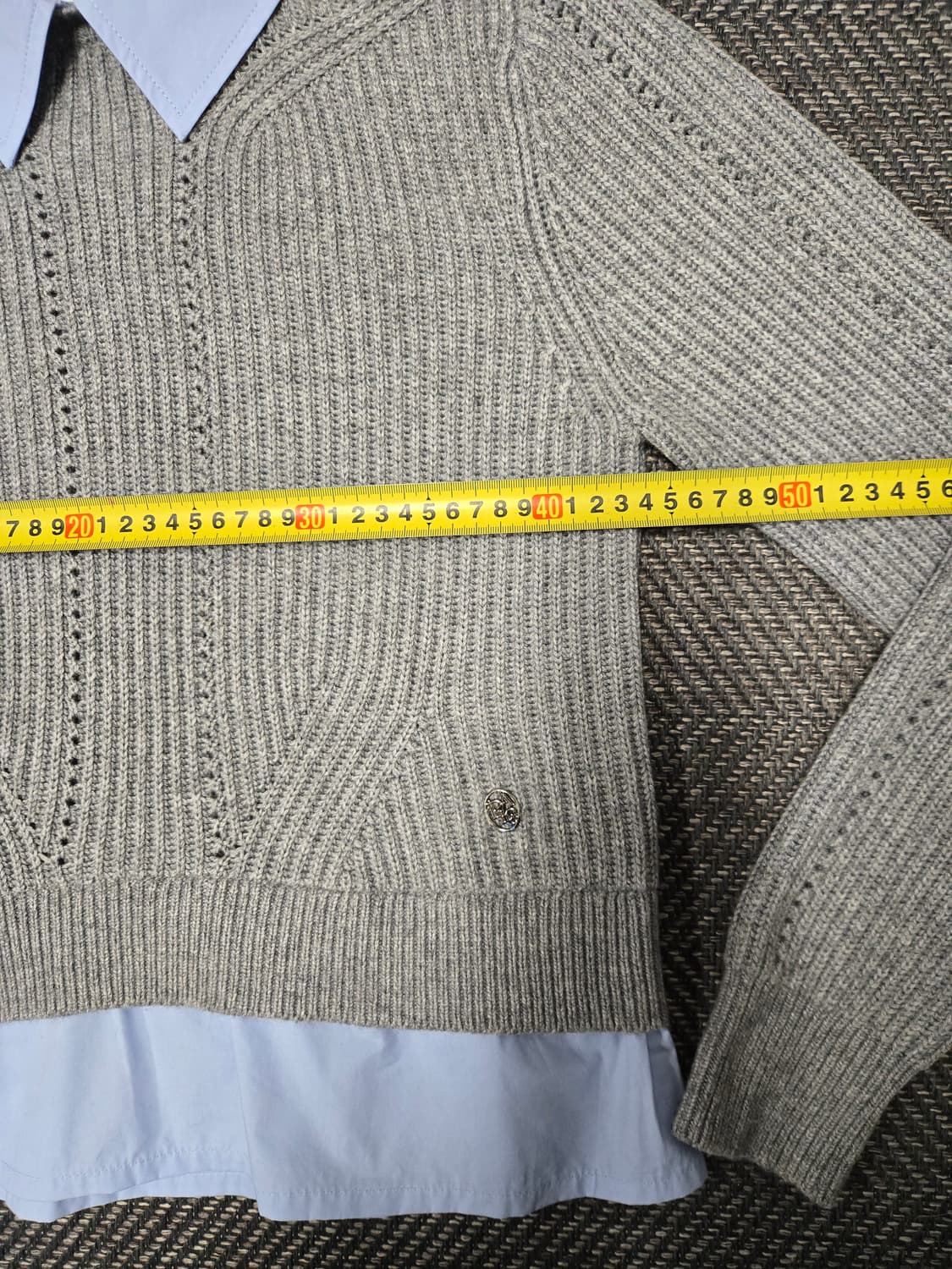 플랙진 여성 캐시미어 레이어드 니트티 상품이미지7