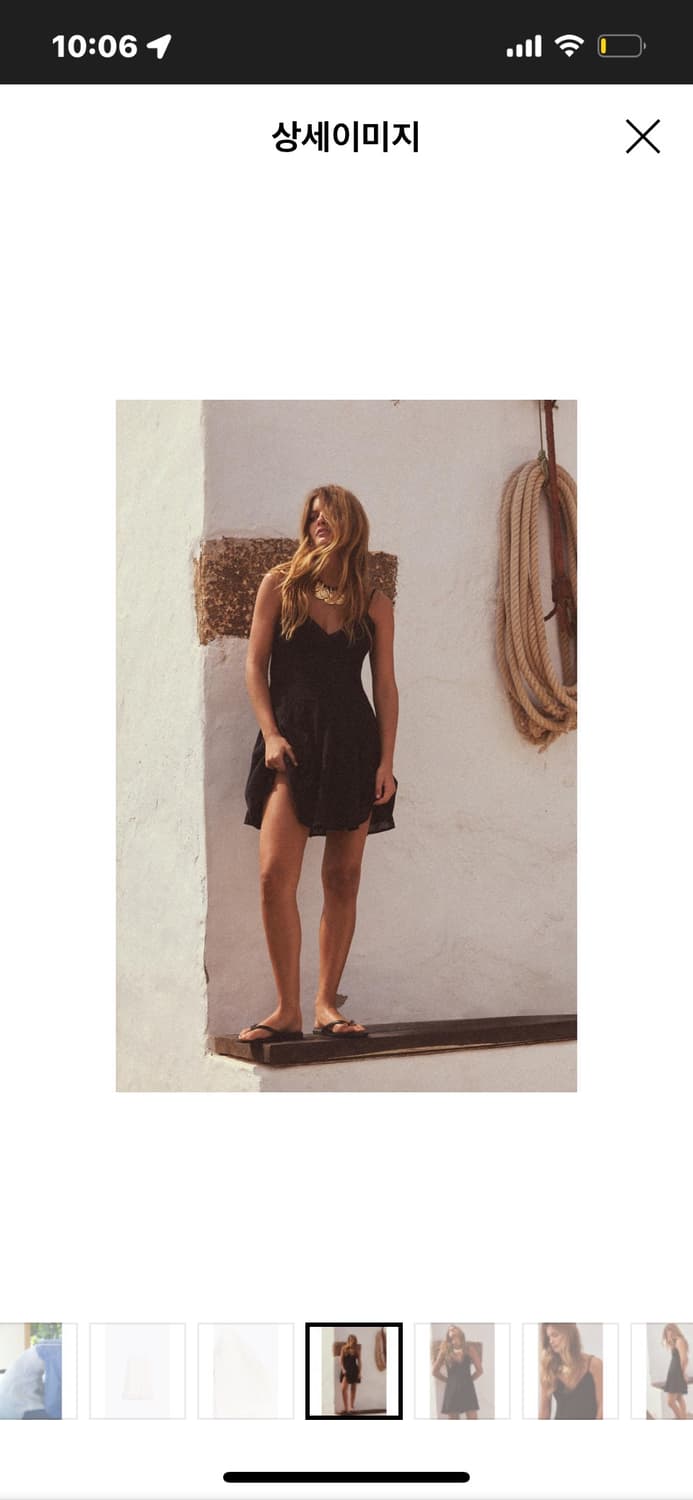 자라 자수 미니 드레스 상품이미지2