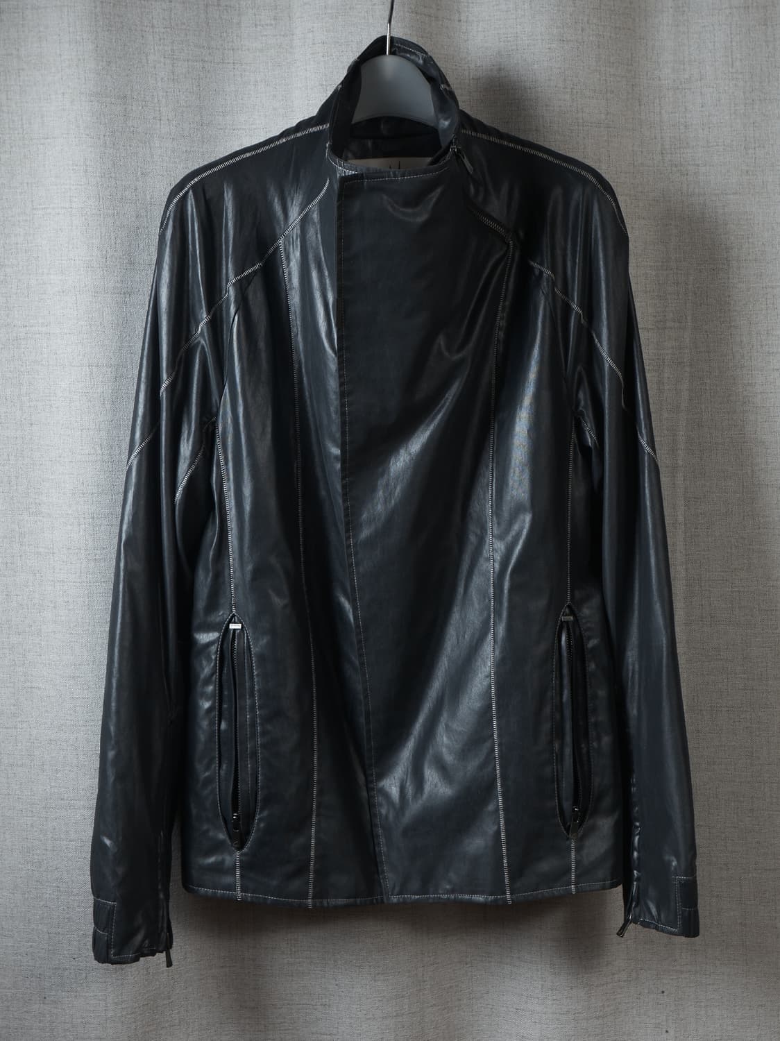 Carnet archive 오버로크 사선 자켓 상품이미지2