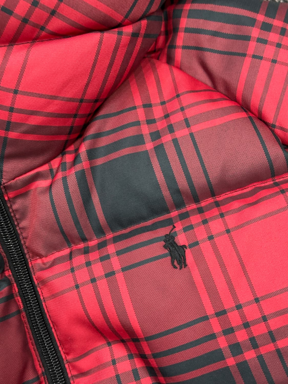 폴로 체크패딩 키즈 상품이미지3