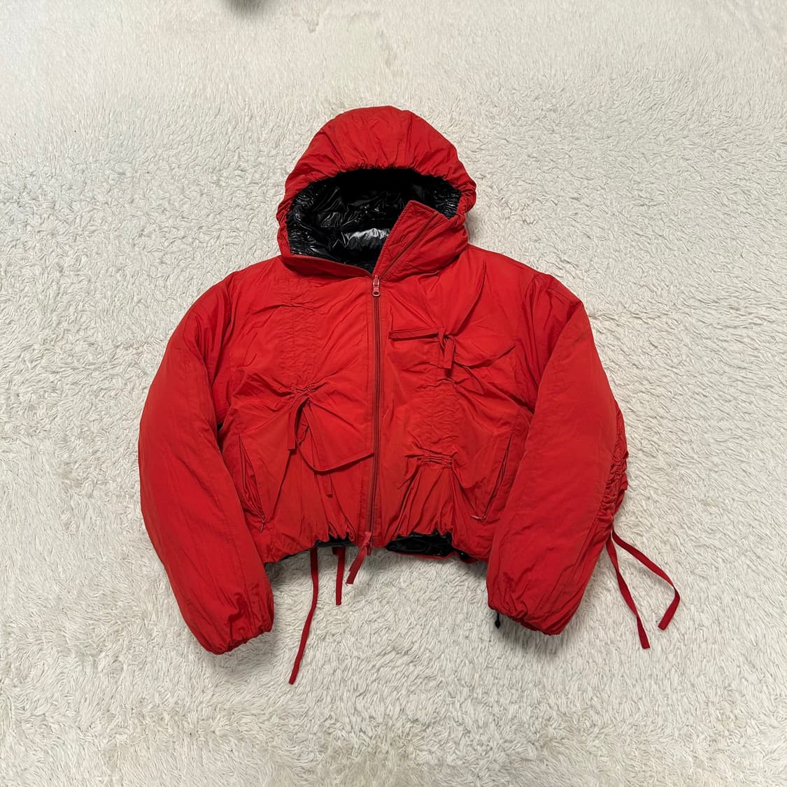 Partimento Reversible Shirring Puffer Ja 상품이미지5