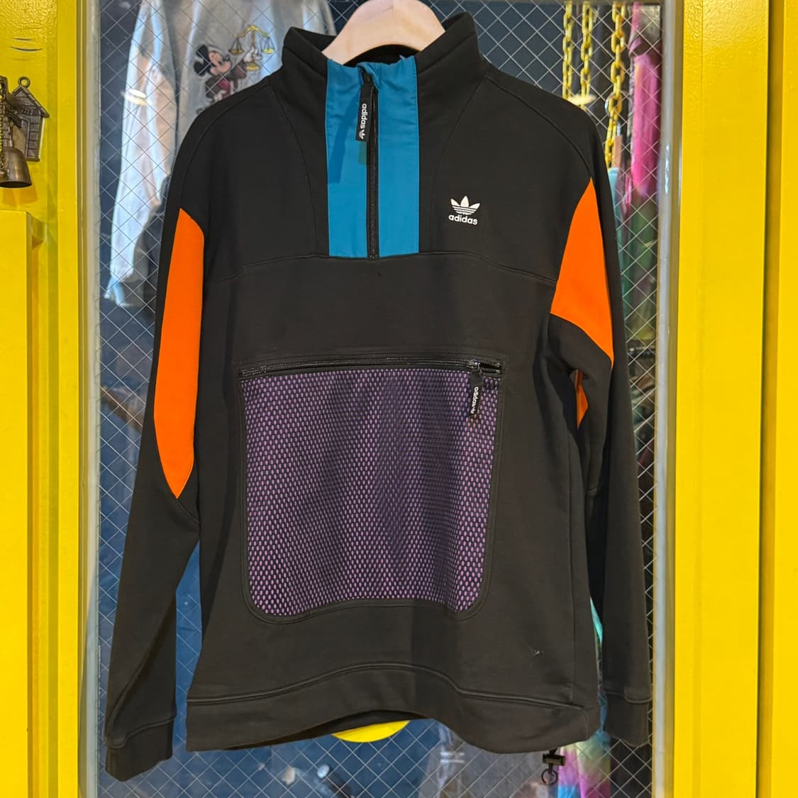 adidas 아디다스 쿼터 집업 스웻 맨투맨 상품이미지5